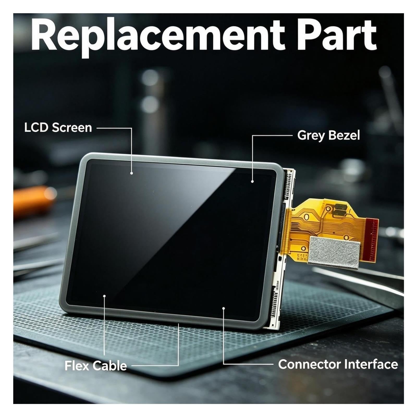 Con Schermo LCD Retroilluminato, Compatible With Canon, For 7D DS126251 | Gruppo schermo LCD con schermo esterno e reflex retroilluminata