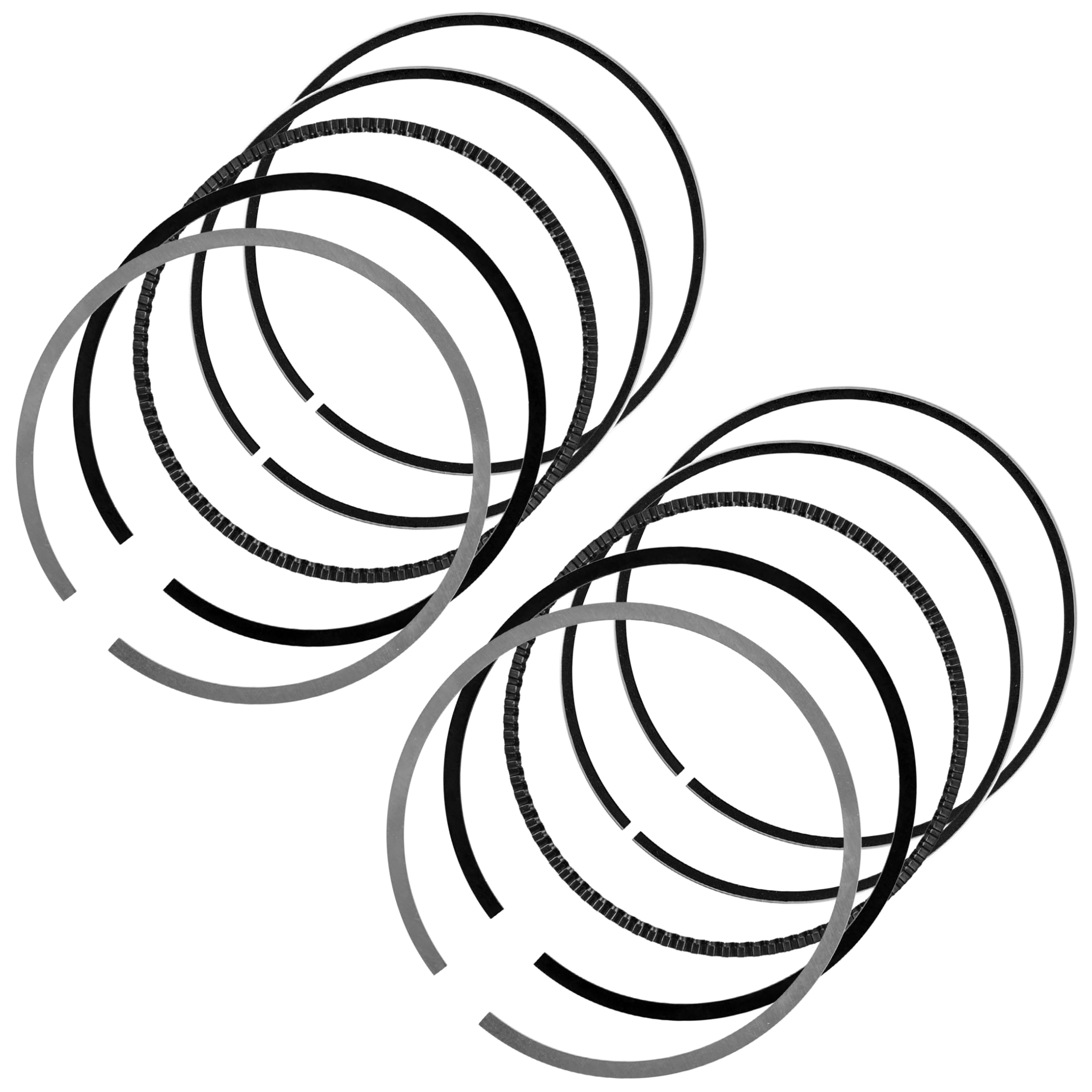 Caltric 2204509 Piston Ring Set Compatible with Polaris RZR 900 2014 / RZR 4 900 2014 / RZR XP 900 2011-2013 / RZR 4 XP 900 2012
