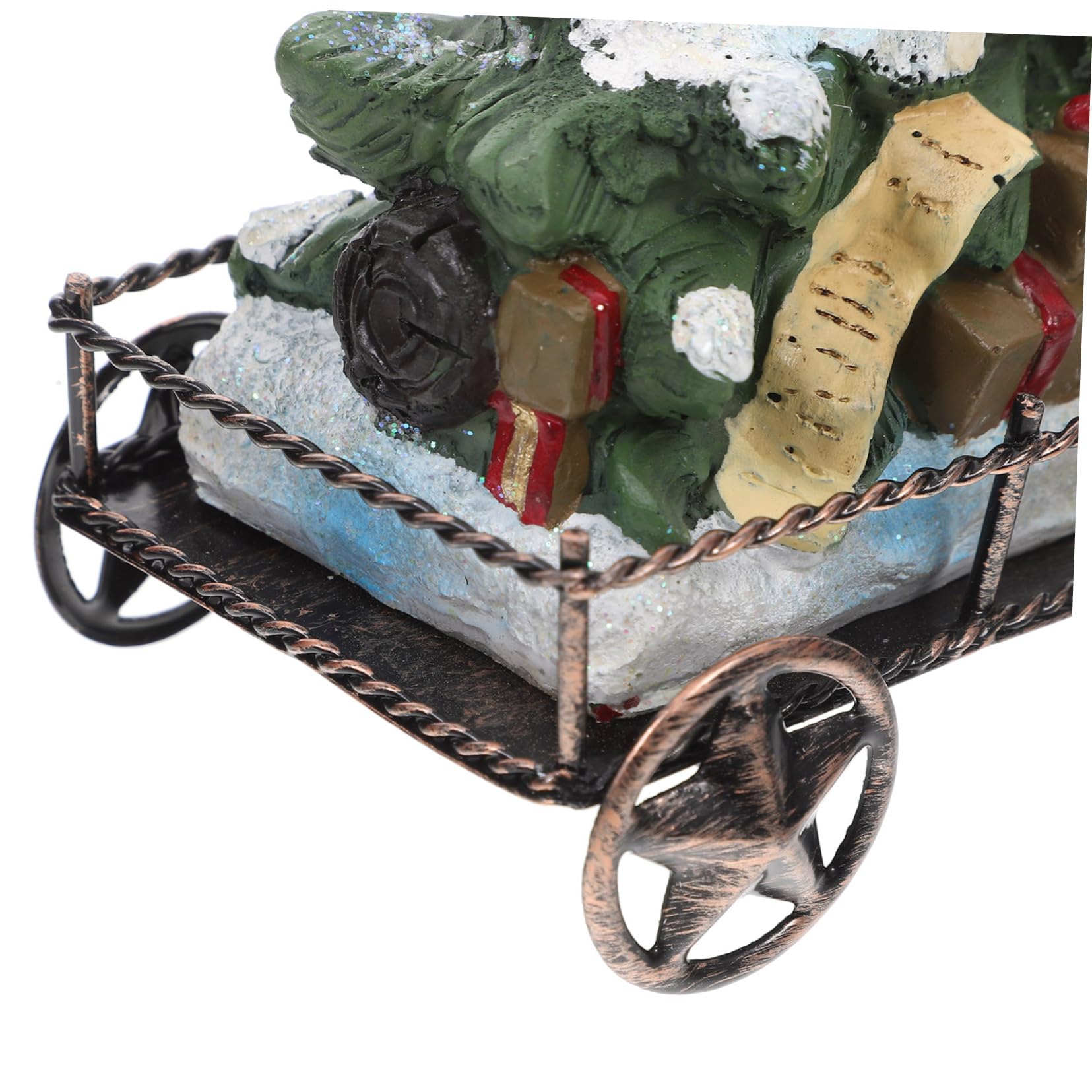 Vaguelly 3piezas Decoración Navideña Tren De Resina Juego De Adornos Navideños para Escritorio Decoración De Mesa Navideña Adornos De Tren para Escritorio Trenes Navideños para Oficina