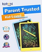 Vista 2 de KOKODI Tableta de escritura LCD, tableta de dibujo colorida de 10 pulgadas, almohadillas de dibujo electrónicas reutilizables borrables, juguete