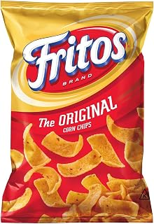 Fritos Original Corn Chips Party Size, 128 Ounce (8-Pack) - Crispy Dipping Snack for Parties