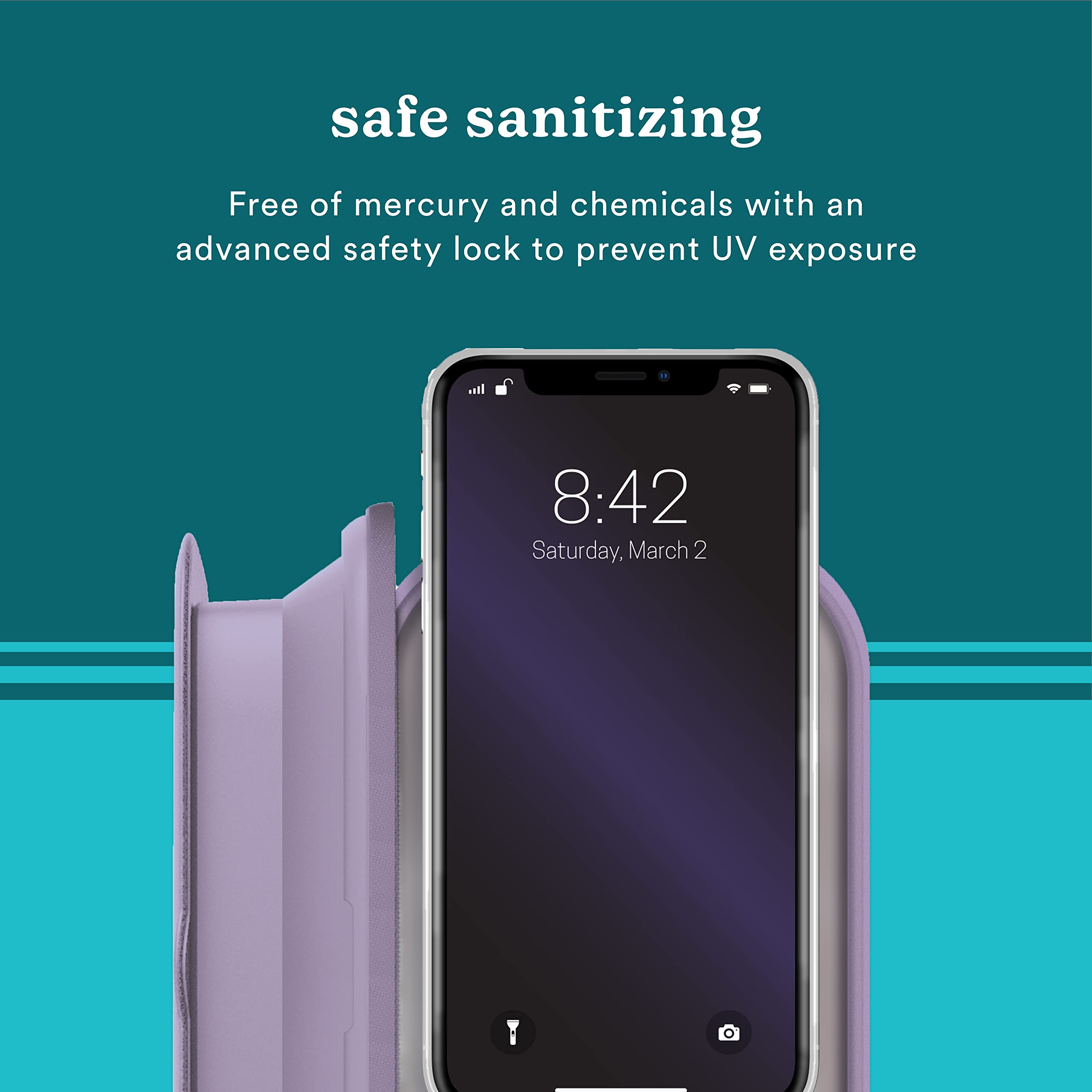 HoMedics Désinfectant UV pour téléphone