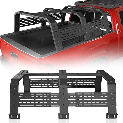 u-Box Estante de plataforma de camión Overland de 188 pulgadas de alto compatible con camionetas Toyota Tundra 2007-2023 Tacoma cama de 6 pies
