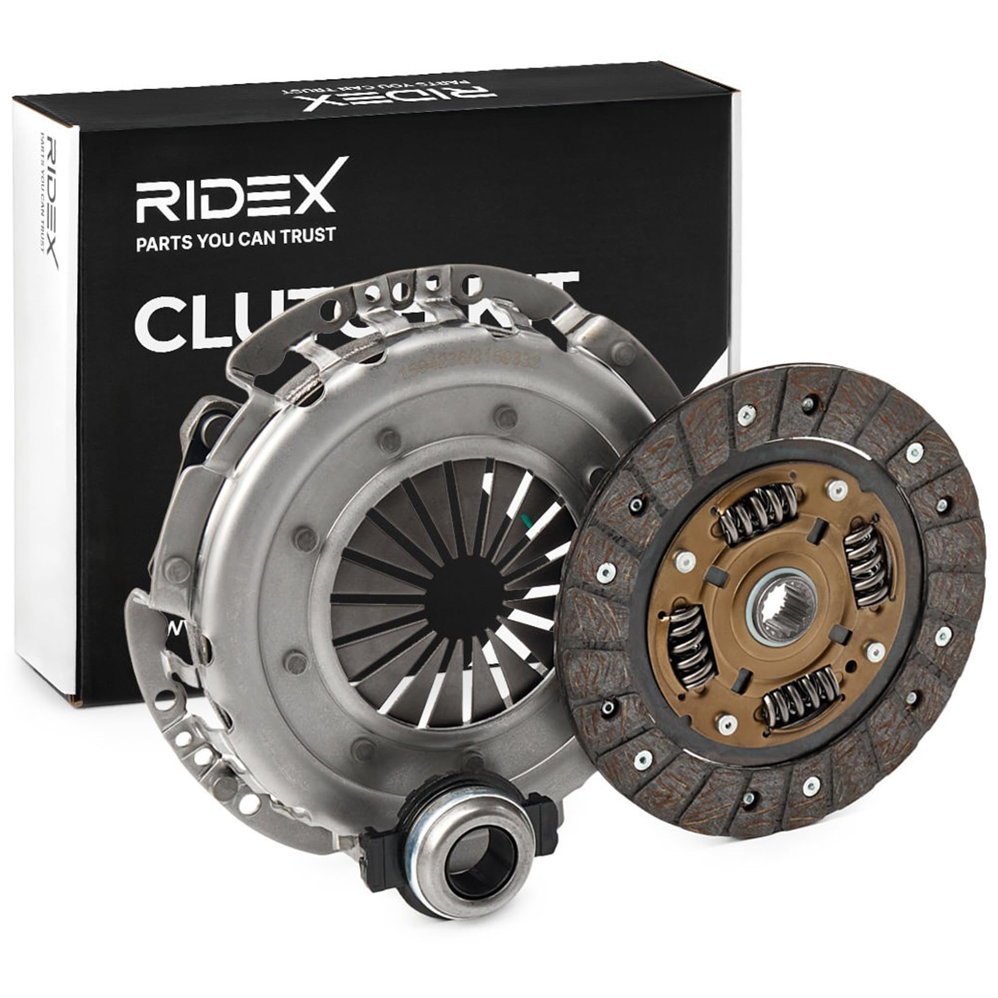 RIDEX 479C0011 Kupplungssatz Kompatibel mit PEUGEOT 206 Schrägheck 2A/C 205583 2051K0 9402055839 Kupplung Komplett