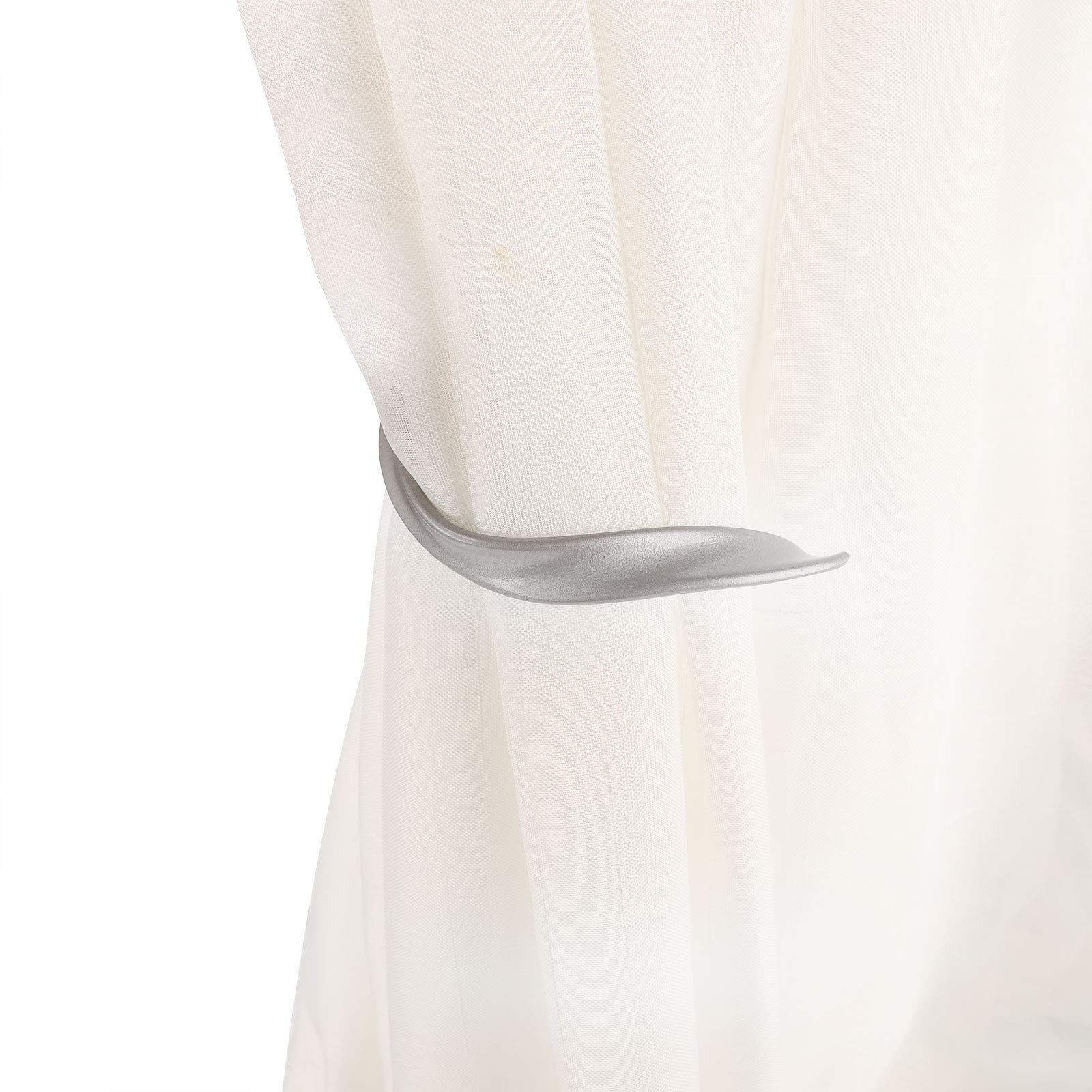 SIMPVALE 1 Pair Curtain Clips Creative Flower Shape Appliance Buckle Window Treatment Holdback (Diameter 17cm, Pink)