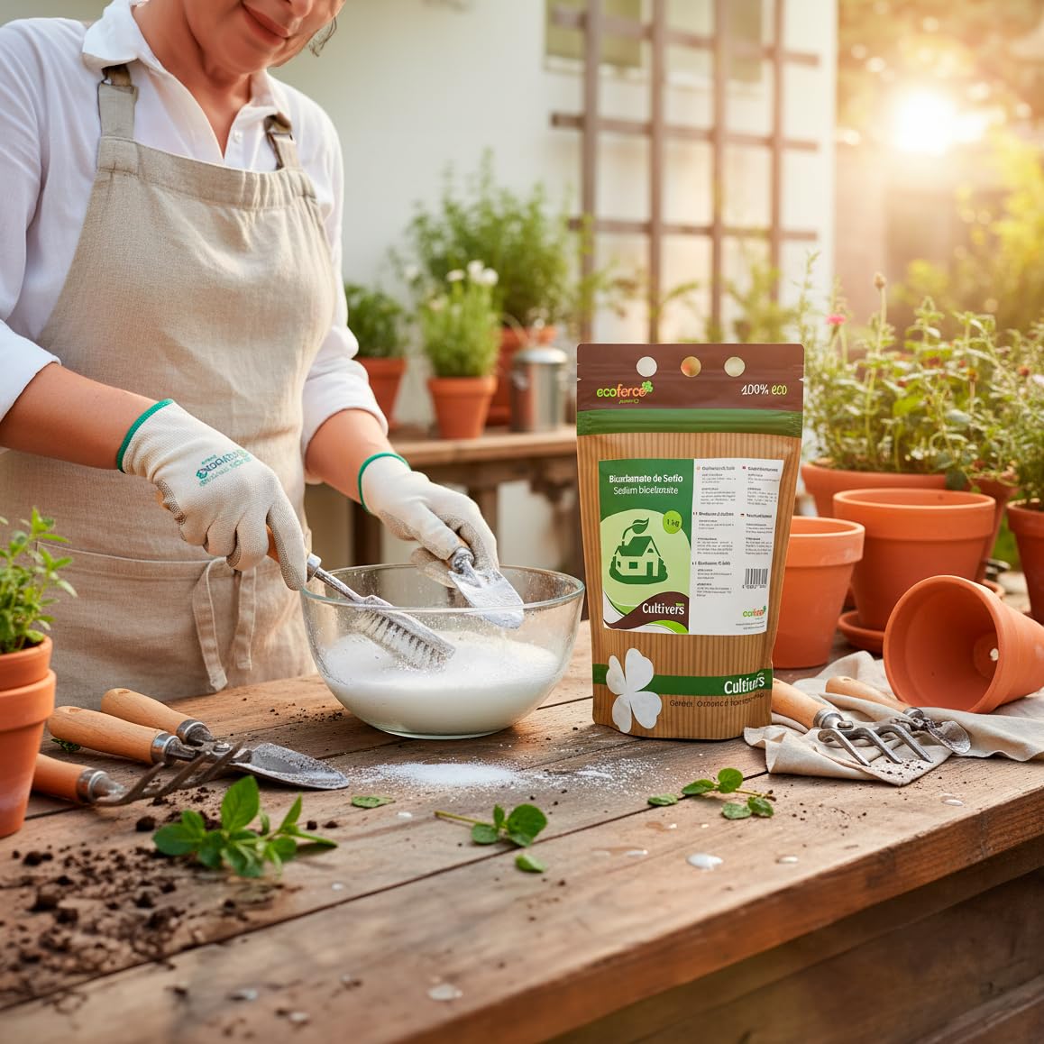 CULTIVERS Bicarbonato de Sodio 6 kg Polvo Multiusos Alta Solubilidad