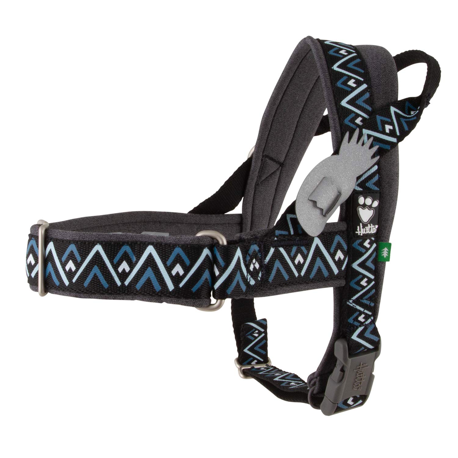 Hurtta Razzle-Dazzle H-Harness, BlackBerry, 32-40 in