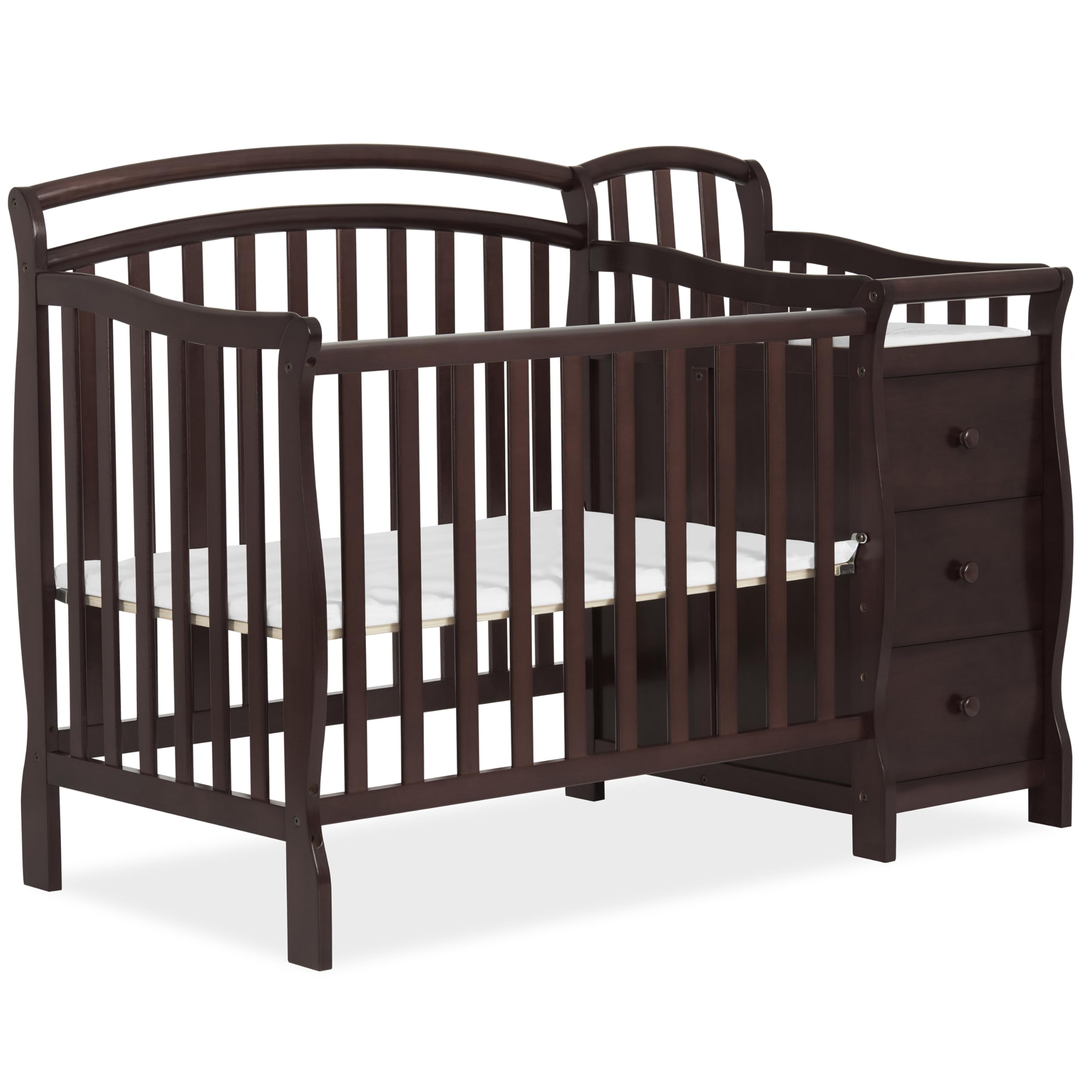 Crib Mattress Dream On Me Mini Crib With Changing Table Dream On