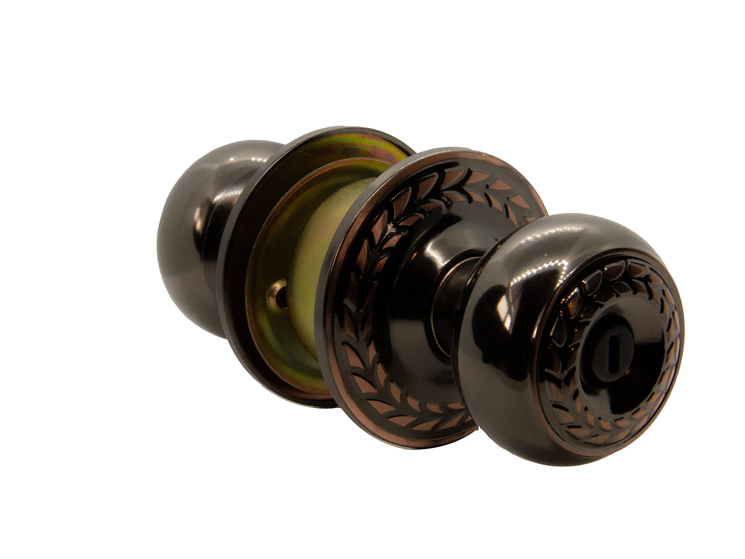 lockset antique black privacy door knob, lock set 70mm latch, door handle for bedrooms and bathroom