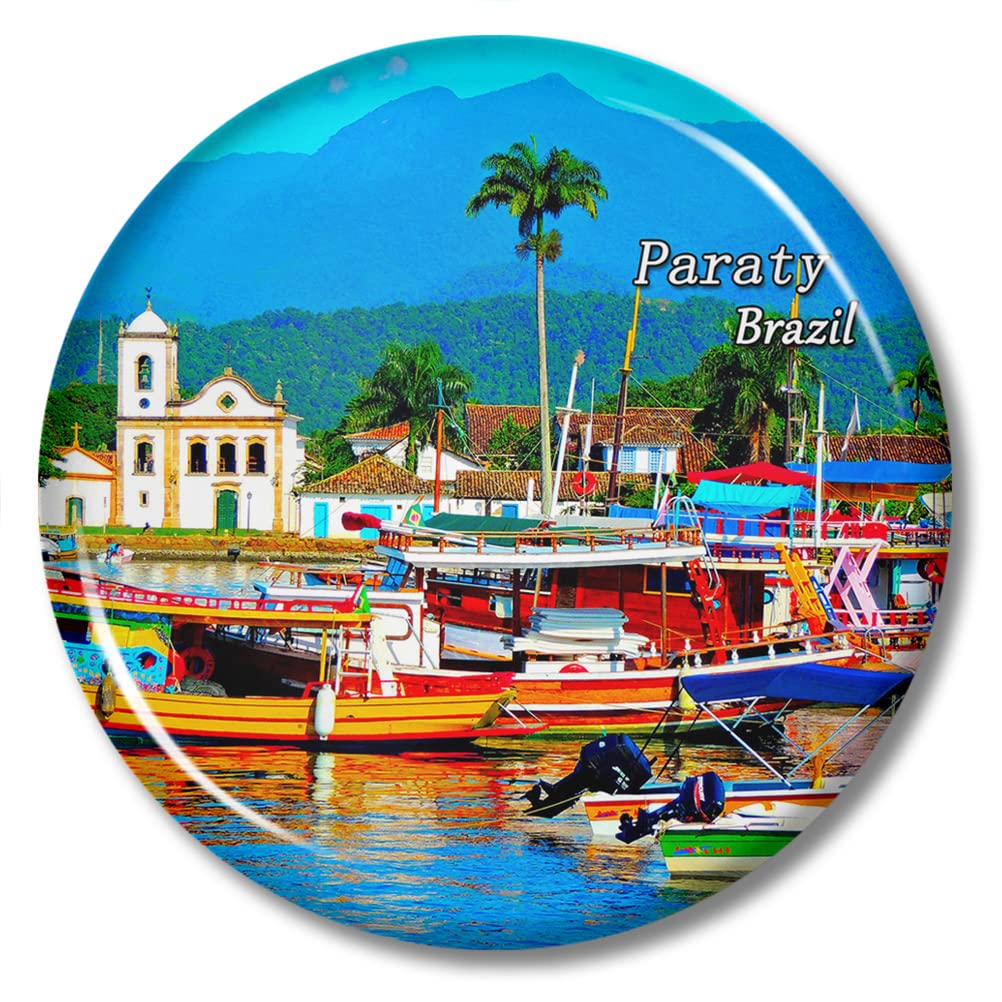 Lywallca Brazil0548 Brazil Paraty Magnet Fridge Sticker 2.28 Inch