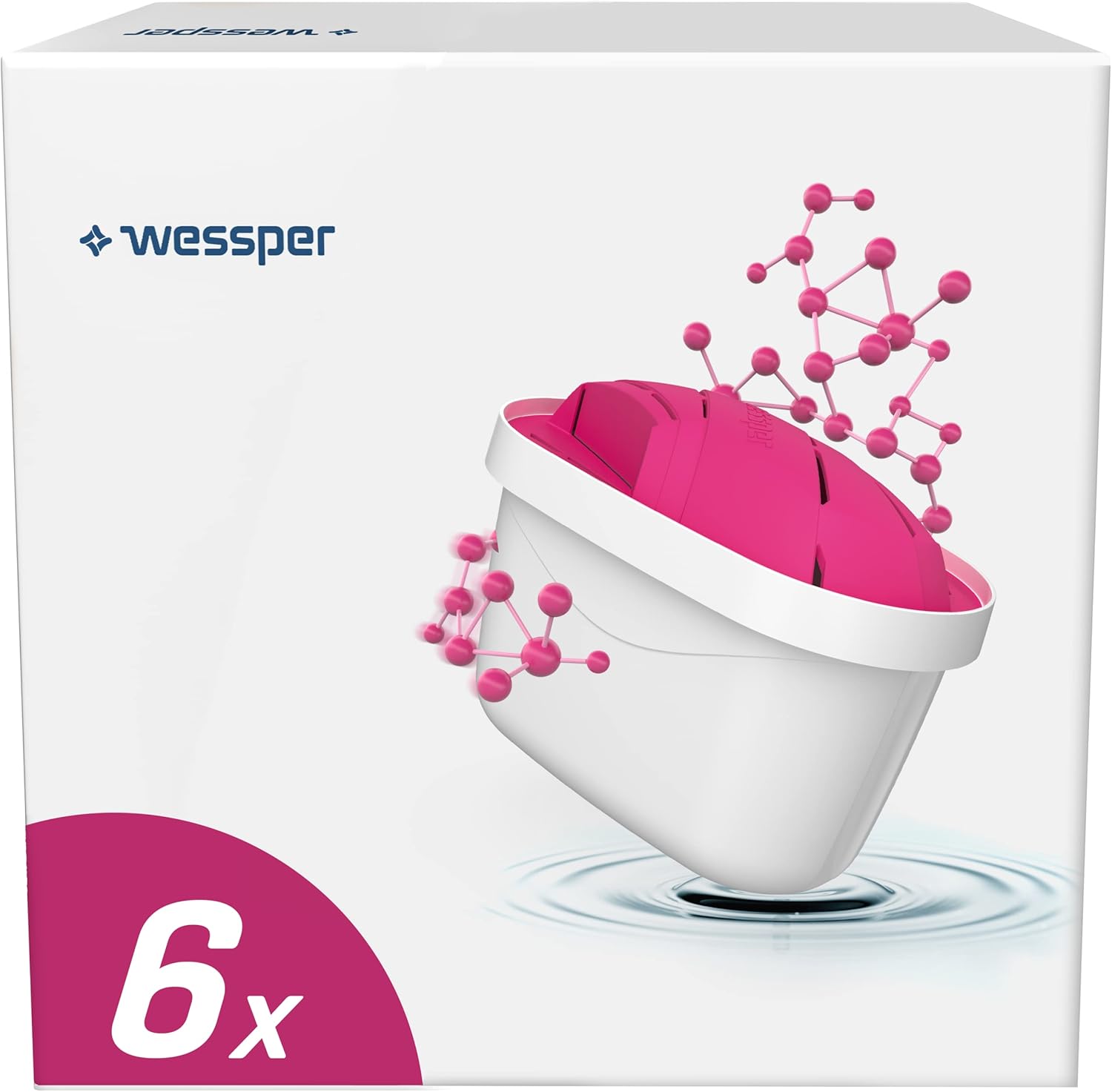 Wessper WES003MG Magnesium Water Filter cartridges, BPA Amazon.co.uk