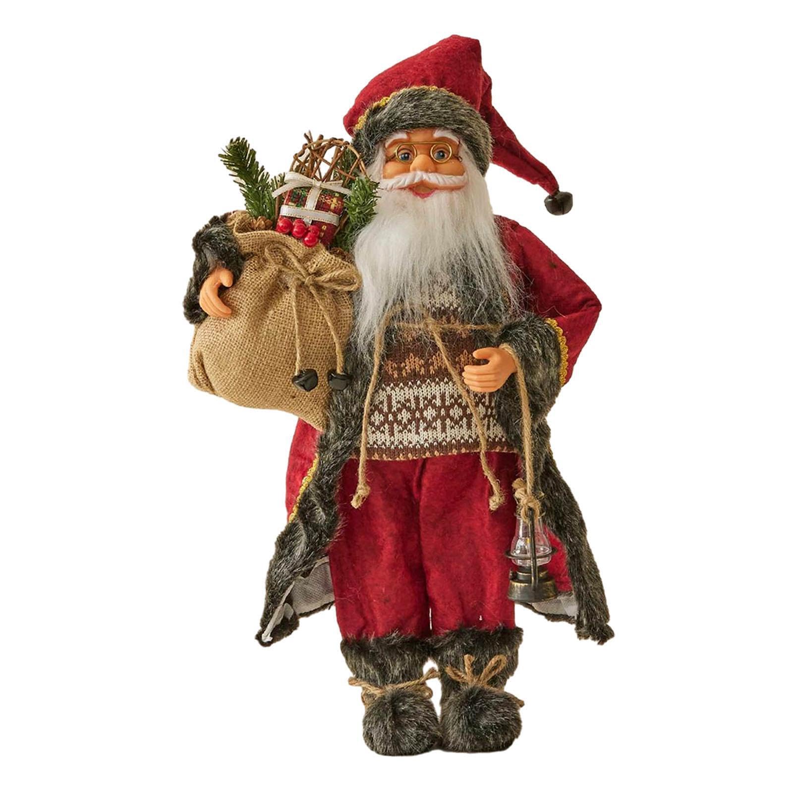 Statuetta di Babbo Natale, bambola, decorazioni festive per lo splendore delle feste, decorazioni di Babbo Natale, ecc., statuetta, per la casa, centrotavola natalizio, artigianato
