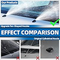 Vista 6 de MITZONE Kit de boquillas para limpiaparabrisas Compatible con 2004-2017 Dodge Ram 1500 2500 3500 Durango Charger Journey Grand Caravan Avenger Jeep