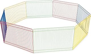 Prevue Pet Products Multi-Color Small Pet Playpen 40090,13x35.87x8.67 inch