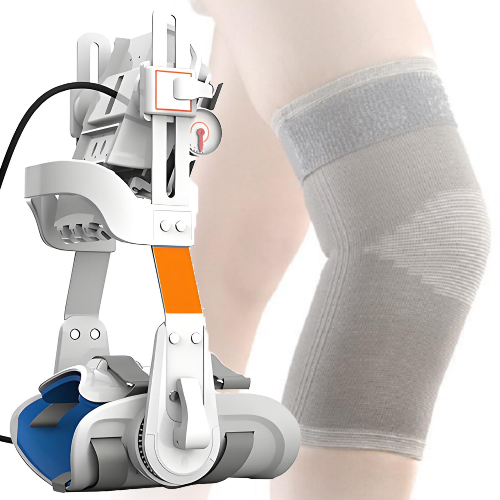 Urządzenie do rehabilitacji stawu kolanowego, regulowany przyrząd do rozciągania nóg o kącie od -10° do 140°, urządzenie do rehabilitacji kolana, urządzenie do trakcji kończyn dolnych