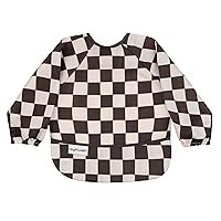 Vista 29 de Tiny Twinkle - Babero a prueba de suciedad para bebés y niños pequeños, bonito, de manga larga, impermeable, lavable a máquina, cierre a prueba