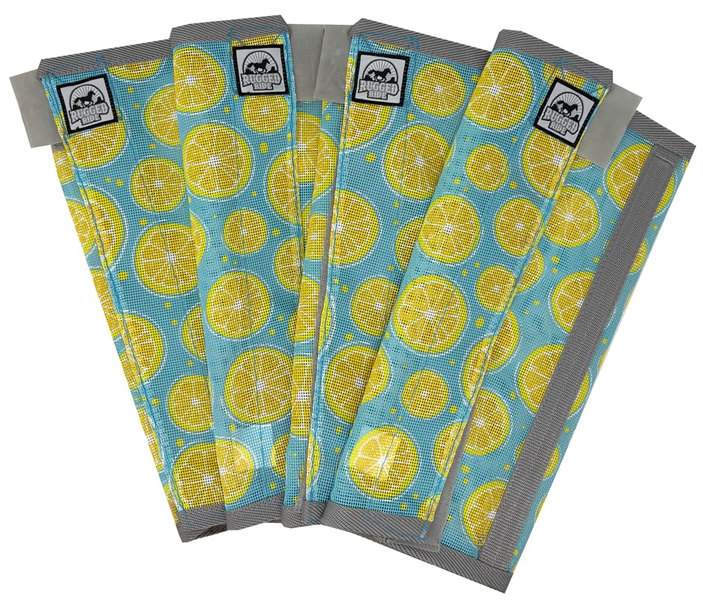 Rugged Ride Lemon Slices Stay UP Fly Boots - Set of 4