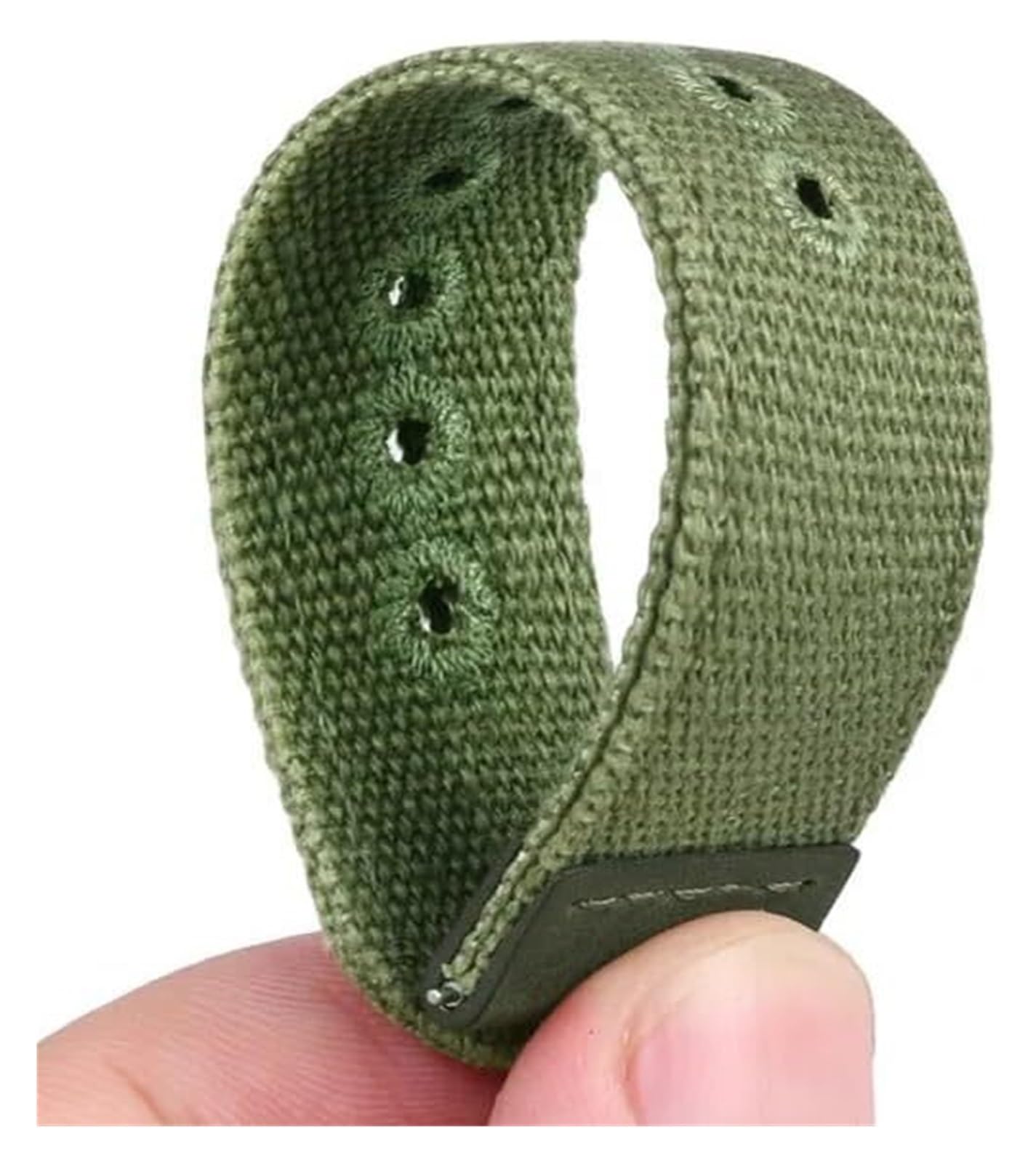 Cinturini regolabili in nylon elastico intrecciato Cinturino in tela di nylon da 20 mm Bracciale in pelle a sgancio rapido da uomo e da donna Cinturino di ricambio universale da 20 mm Cinturino for or