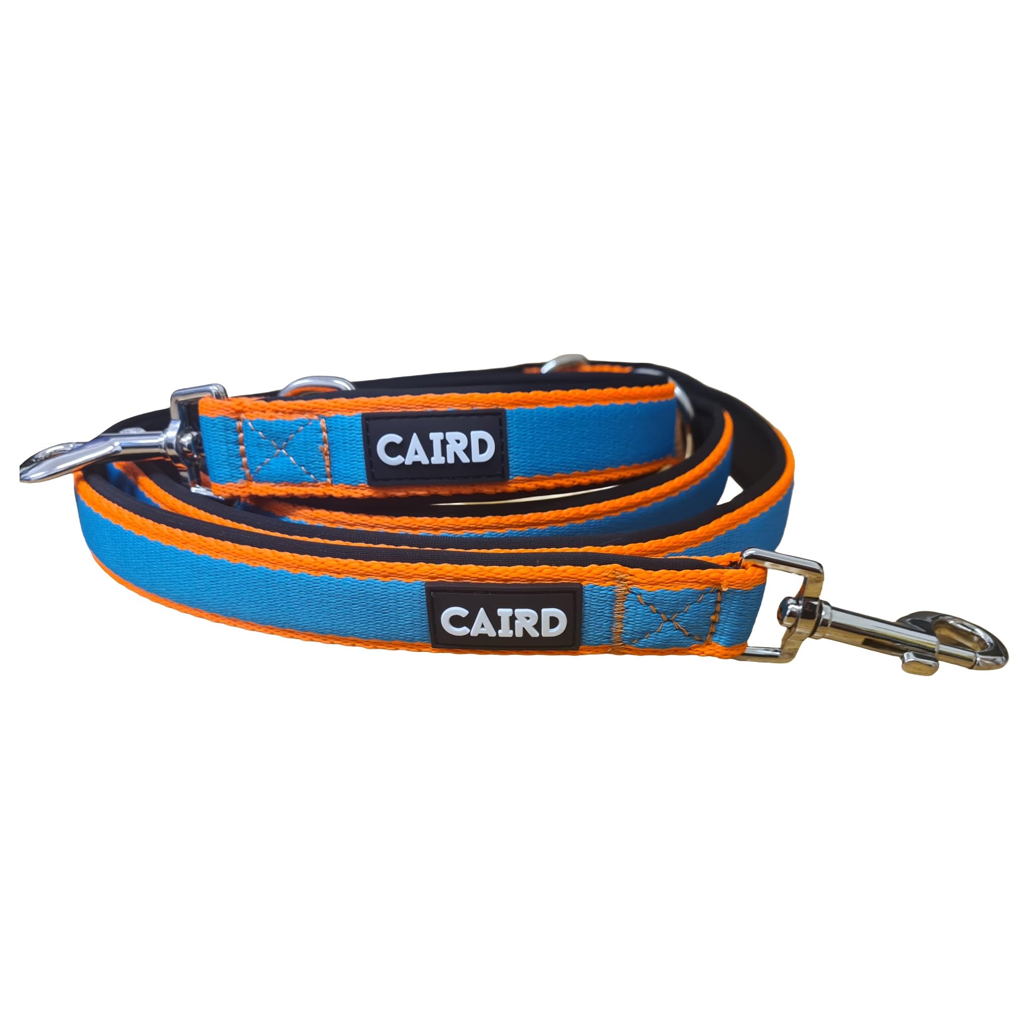 Laisse de dressage double CAIRD 2m réglable en nylon robuste