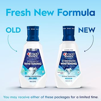 Crest 3D Clean Mint Mouthwash, 32 Fluid Ounce