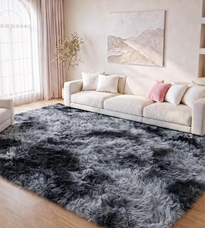 Fluffy Living Room Rug Large Size Modern Living Room Soft Fluffy | - mat, washable, non-slip, high pile, soft. Perfect for open rooms, dining room and large bedrooms.