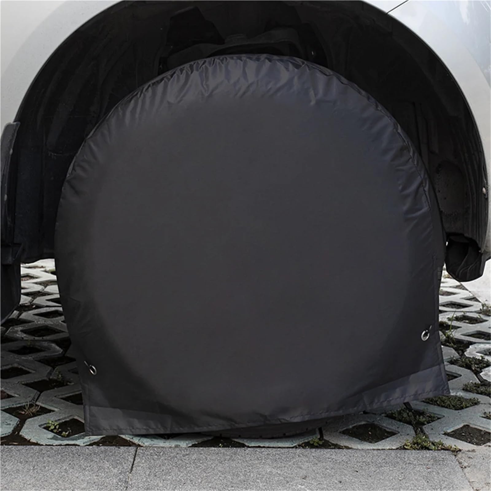 reifentaschen Reifenschutzhülle, wasserdichter Auto-Radschutz, Sonnenschutz for Regen- und Schneereifen(Black 2pcs,27-29inch)