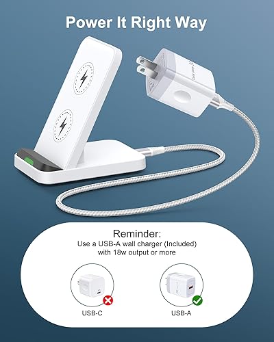 Miniatura 3 de Soporte de cargador inalámbrico para Google Pixel 10 Pro XL 10a 10Pro 9 9a 8 8a 7, Samsung Galaxy S26 S25 Ultra Plus S24 S23, estación de carga