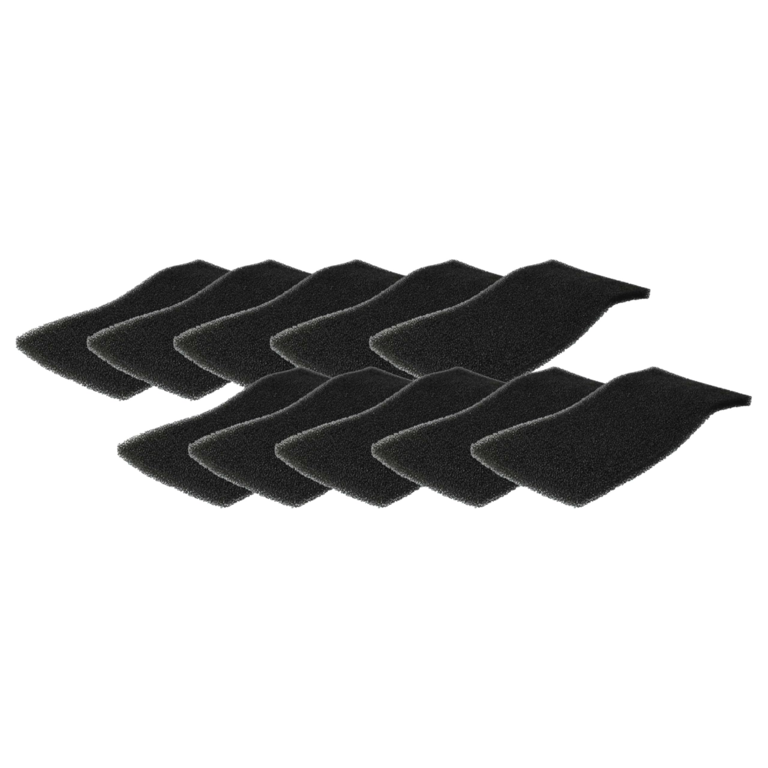 vhbw 10x filtro in spugna 35 PPI compatibile con Bauknecht Green Intelligence, Excellence HP 8522 (856015020020) asciugatrice