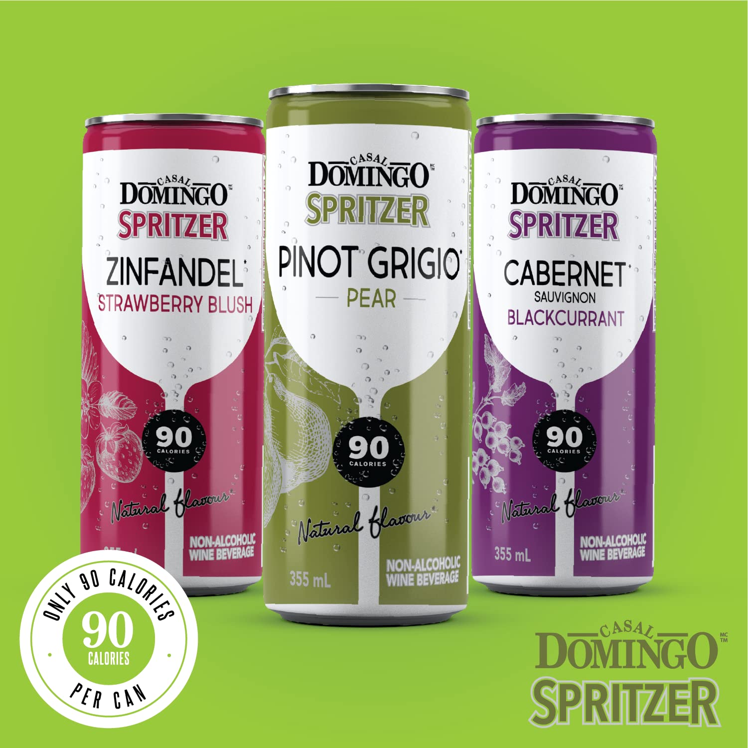 Casal Domingo Spritzer Cabernet Sauvignon Blackcurrant, 24 Count