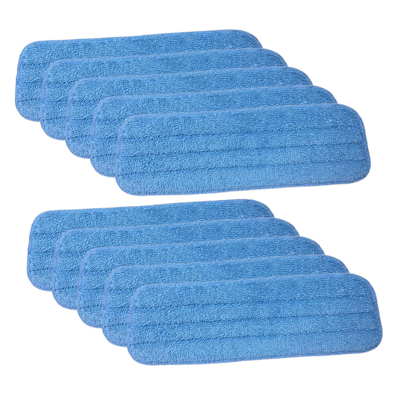 10 Panni per Mop Piatto in Microfibra Lavabili e Riutilizzabili Ricariche per Mop Spray Compatibili Sostituzione Panno per Pavimenti in Legno Piastrelle e Laminato Alta Assorbenza