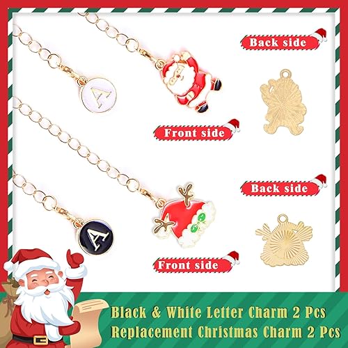 Miniatura 3 de Stanley Cup - Paquete de 2 accesorios para la taza Stanley, simple, moderno, Navidad, identificación, inicial, letra, personalizable, compatible con