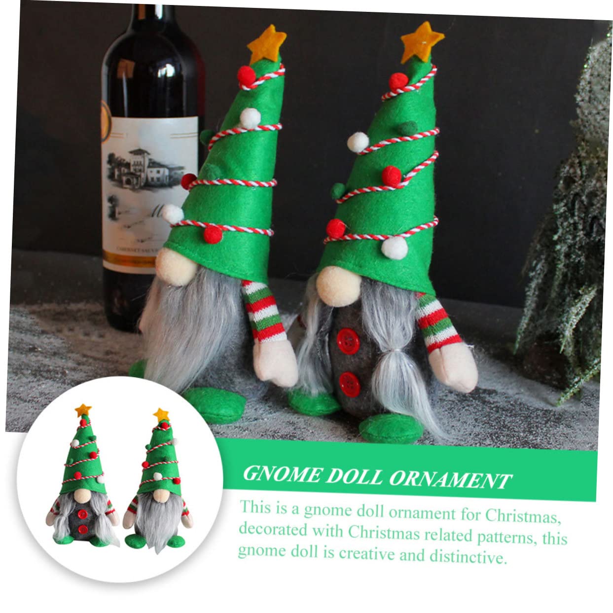 Alipis 6 Piezas De Figuras De De Peluche De Navidad Sin Rostro De Papá Noel Figura Sueca De Nisse Muñeca De Felpa Muñeca Sueca Coleccionable Adorno De De