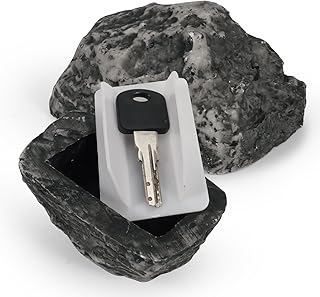 Hide a Key Outdoor Decorative Christmas Stocking Stuffers Gifts for Men Women Rock Key Hider Outside for Spare Keys Unique Gifts for Men Women Who Have Everything Diversion Safes Geocache Containers