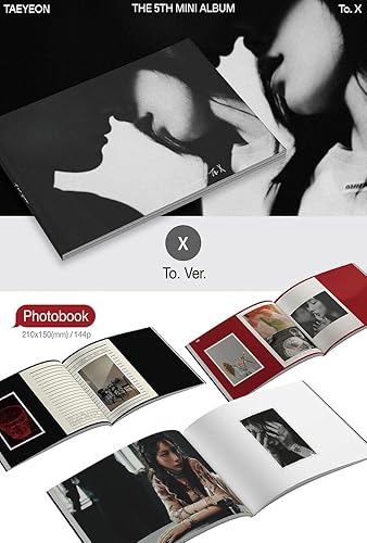 Miniatura 5 de TAEYEON TO. X El quinto mini álbum (TO Ver + Store Gift Photo Card) K-POP SELLADO