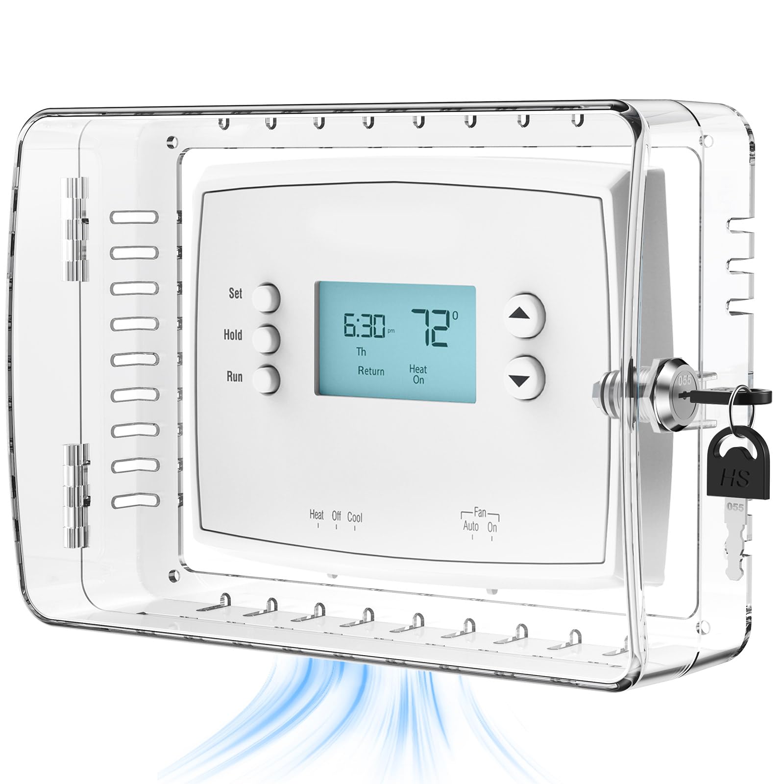 Thicken Thermostat Lock Box with Key
