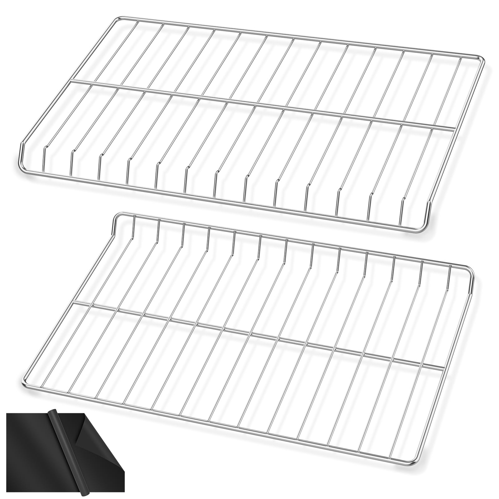 Aggiornato WPW10179152 W10179152 Griglia di ricambio per forno Whirlpool, rack Kenmore per stufe elettriche W10439248 WP4455488 resistente, 62,7 cm di larghezza x 39,9 cm di profondità