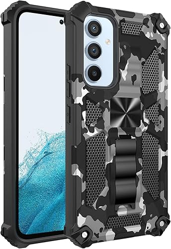 Miniatura 6 de Tncavo Funda de camuflaje para Samsung Galaxy A13A04SA04 con soporte, grado militar, resistente a prueba de golpes, protección para Samsung Galaxy