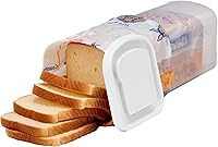 Vista 7 de Buddeez - Panera Bread Buddy, contenedor para guardar pan fresco, dispensador de plástico de pan de sándwich, tapa blanca, 1 unidad