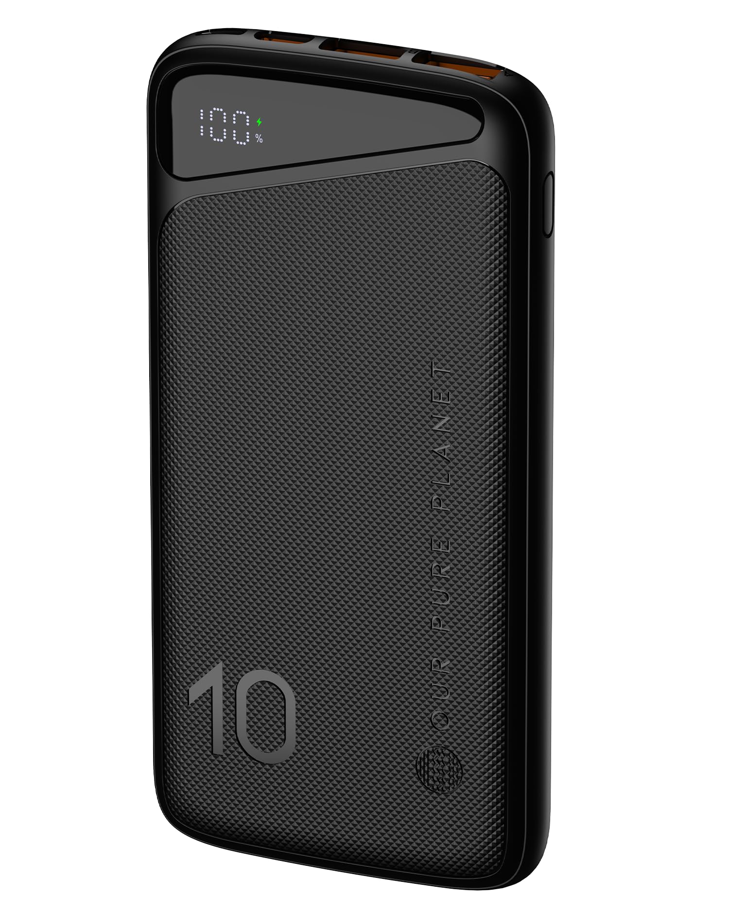 10000mAh Power Bank, 22.5W Fast Charging Portable Charger, USB-C & USB-A Battery Pack for iPhone, Samsung, iPad & Android – Black