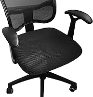 Vista 15 de Forcheer - Fundas elásticas para silla de oficina de Jacquard, resistentes al agua, 2 piezas para sillas de escritorio o de la computadora