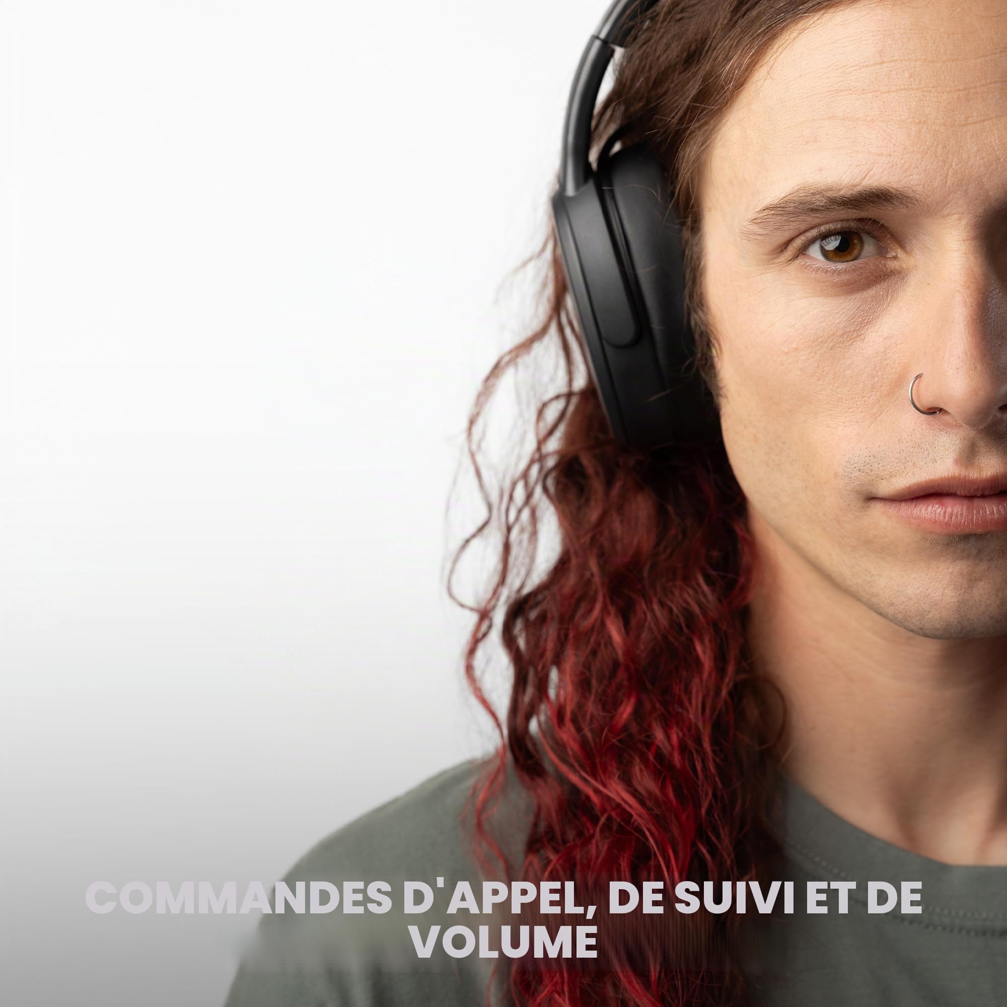 Skullcandy Crusher Evo Casque Supra-Auriculaire sans Fil avec Basses Sensorielles, Autonomie 40 h, Microphone, Compatible iPhone + Android + Appareils Bluetooth - Noir (n’est Plus fabriqué)