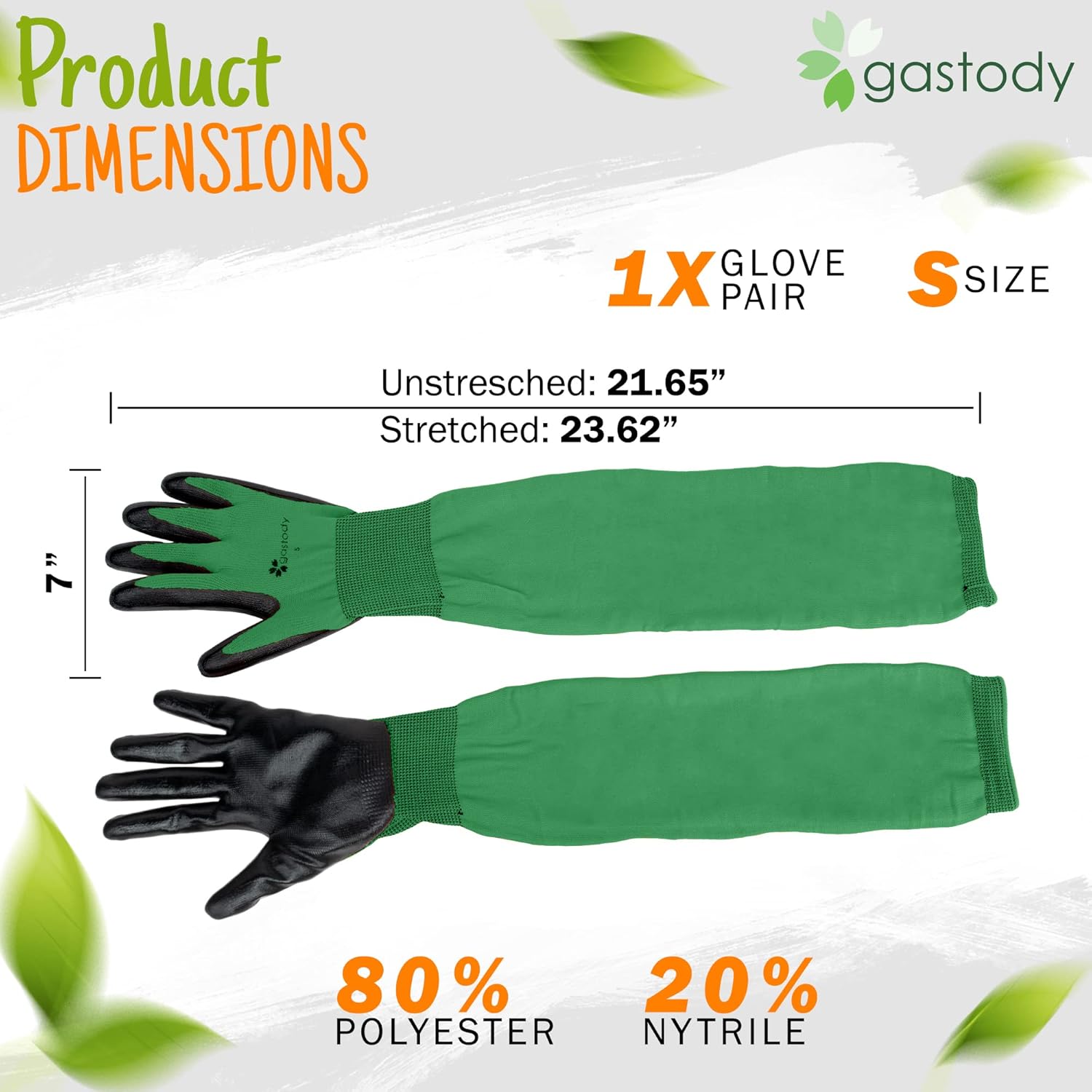 Long Sleeve Gardening Gloves Women and Men - Long Cuff Garden Gloves, Multipurpose Heavy Duty Outdoor and Indoor - Image 2