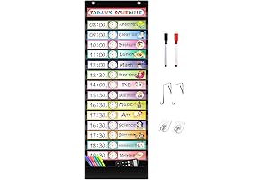 Kids Summer Schedule Pocket Chart For Hands-On Learning and Daily Rhythm