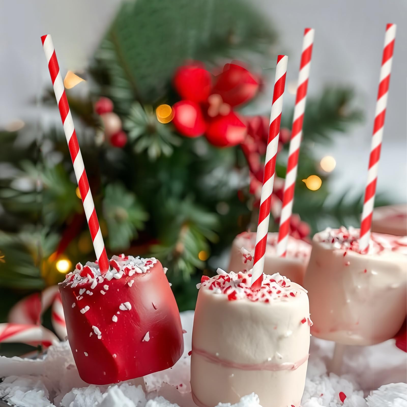 200 Cannucce Di Carta Biodegradabili - Compostabili Per Bibite, Cocktail, Festa - Foto 10