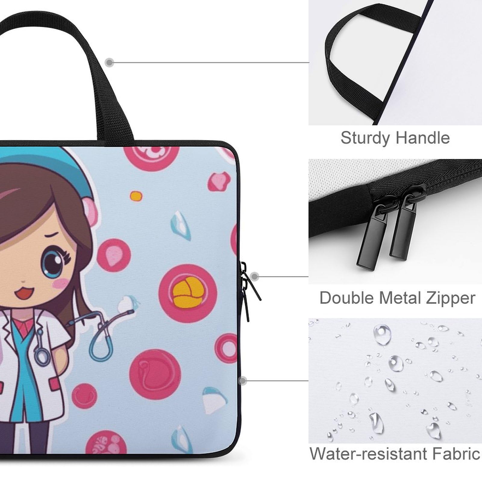 Housse de protection pour ordinateur portable 15" - Pour ordinateur portable ou tablette