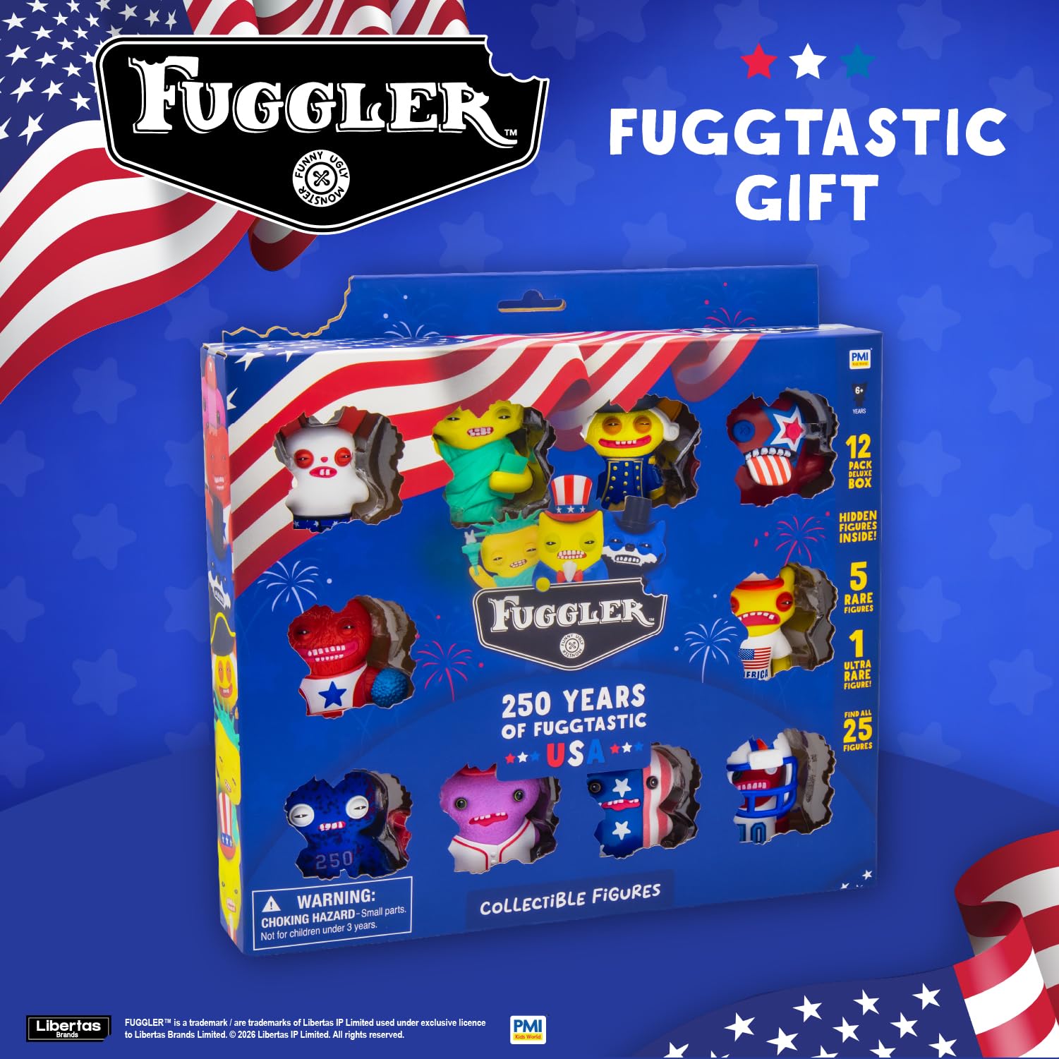 Amazon.co.jp: Fuggler USA 250周年記念コレクションフィギュア 12