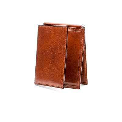 Bosca Old Leather Collection Money Clip w/ Pocket Men
