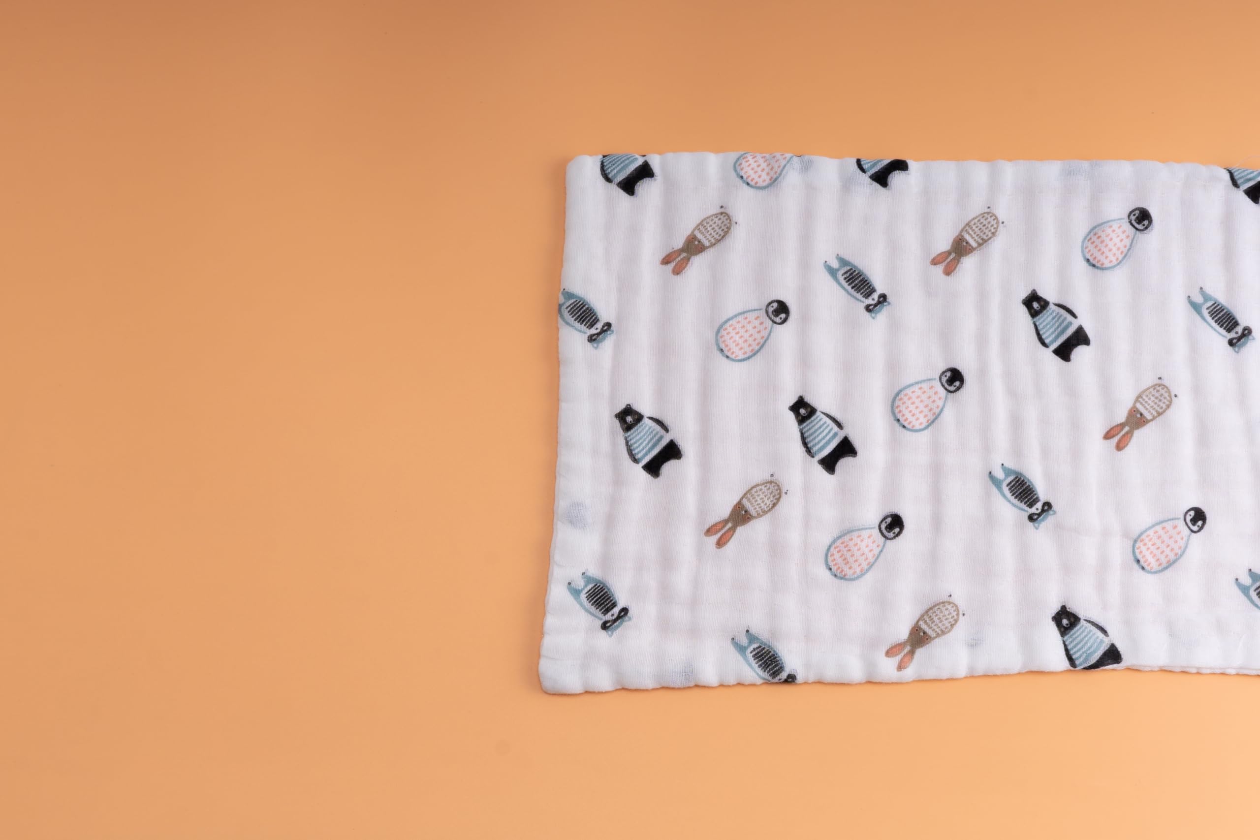 6-Layer Muslin Baby Burp Towel - Polar Peeps_Design (27x50 CM) | (Pack of 2)_Duplicate-image-42