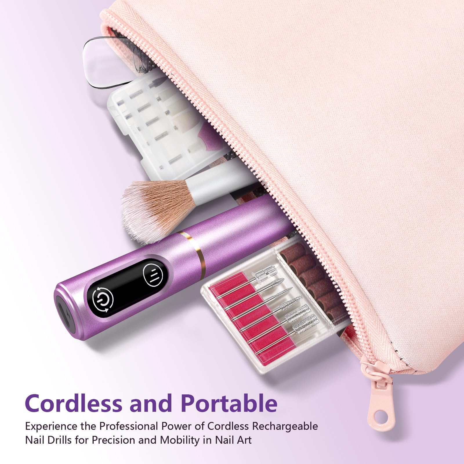 TUOBEO Cordless Nail Drill Kit - Rechargeable Efile -8 TUOBEO Cordless Nail Drill Kit - Rechargeable Efile -8