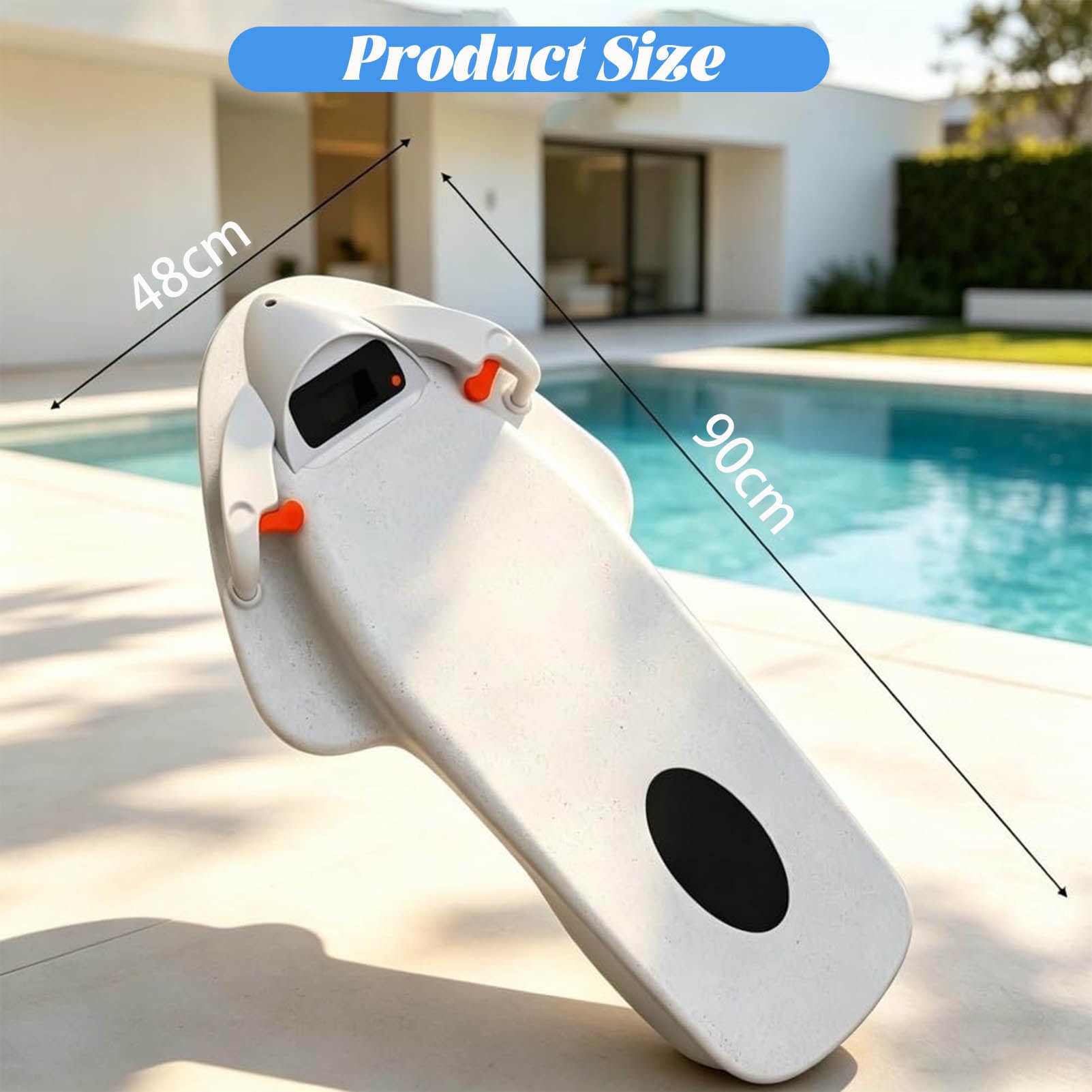 Tabla de Surf eléctrica con Velocidad Ajustable, Pantalla LCD, Soporte para cámara y recordatorio de batería para Deportes acuáticos